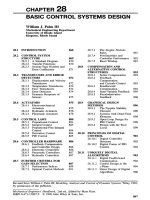 Tài liệu BASIC CONTROL SYSTEMS DESIGN P1 doc