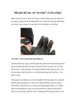 Tài liệu Đối phó thế nào với “kẻ trộm” cổ cồn trắng? pdf