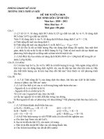 Bài giảng de thi hsg hoa huyen