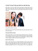 Cách để TÁN GÁI