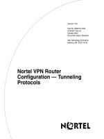 Tài liệu Nortel VPN Router Configuration — Tunneling Protocols pptx