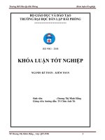 Hoàn thiện công tác kế toán vốn bằng tiền tại công ty TNHH TM và DV vận tải an phú lộc 