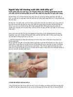 Người hấp hối thường nuối tiếc nhất điều gì 