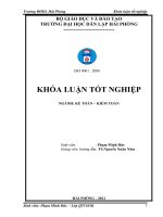 Hoàn thiện công tác kế toán tập hợp chi phí sản xuất và tính giá thành sản phẩm tại công ty cổ phần xây dựng số 3 hải phòng 