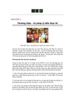 PHẦN THỨ 1: Thương hiệu - từ pháp lý đến thực tế