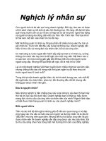 Tài liệu Nghịch lý nhân sự pptx