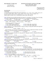 Tài liệu Đề Thi Hóa 723 Khối B 2008 pptx