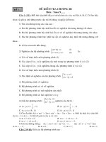 Bài giảng KT CIII ĐS 9