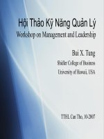 Tài liệu Hội thảo kỹ năng quản lí doc