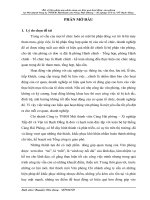 Một số biện pháp góp phần nâng cao hiệu quả hoạt động văn phòng tại chi nhánh công ty RNHH một thành viên cảng hải phòng 