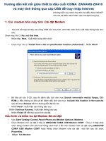 Tài liệu Học cài đặt Internet pdf