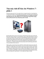 Tài liệu Tìm máy tính để bàn cho Windows 7phần 1 doc