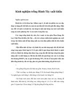 Tài liệu Kinh nghiệm trồng Hành Tây xuất khẩu docx