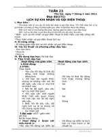 Gián án Lớp 2 tuần 23 (KNS)