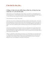 Còn tin là còn yêu...