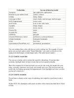 Tài liệu The Spotlight Menu phần 2 doc