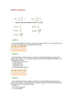 Bài giảng HÌNH GIẢI TÍCH 2