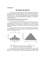 Tài liệu Chương 10: Di truyền đa yếu tố ppt