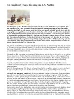 Bài giảng Giả thuyết mới về cuộc đấu súng của A.