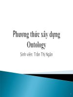 Tài liệu Phương thức xây dựng Ontology pdf