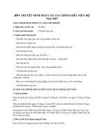 Tài liệu CTy Thủy Sản An Giang - BÁO CÁO TÀI CHÍNH GIỮA NIÊN ĐỘ Năm 2007 doc