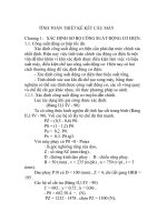 Tài liệu TÍNH TOÁN THIẾT KẾ KẾT CẤU MÁY, Chương 1 pdf