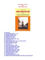 Gián án DANH TƯỚNG VIỆT NAM CỦA NG.KHẮC THUẦN - T1