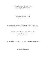 Về môđun và vành JCP nội xạ 