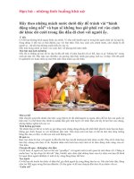 Hẹn hò - những tình huống khó xử