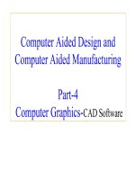 Tài liệu Part-4: Computer Graphics-CAD Software pdf