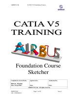 Tài liệu AIRBUS UKCATIA V5 and Foundation Course Sketcher docx