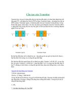 Tài liệu Cấu tạo của Transitor doc