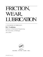 Tài liệu Friction, Wear, Lubrication P1 doc