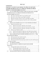 Hoàn thiện công tác kế toán tập hợp chi phí sản xuất và tính giá thành sản phẩm tại công ty cổ phần sở hữu thiên tân 