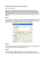 Tài liệu Macromedia Flash - Hiệu ứng ảnh kèm âm thanh pdf
