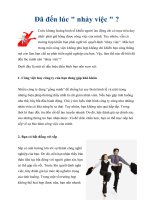 Tài liệu Đã đến lúc 