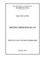 Phương trình hàm đa ẩn 