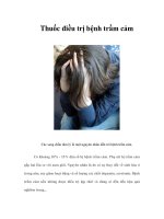Tài liệu Thuốc điều trị bệnh trầm cảm pdf