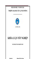 Hoàn thiện công tác kế toán doanh thu, chi phí và xác định kết quả kinh tại công ty trách nhiệm hữu hạn thương mại tùng thịnh 