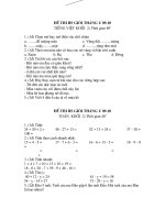 Tài liệu De thi HSG thang 1, lop 2