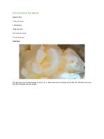 Kem sữa chua vị dưa ngọt lịm 