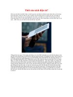 Tài liệu Thời Của Sách Điện Tử pdf