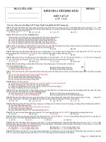 Bài soạn KTRA LẤN-HK2 LÝ 11CB MÃ 536 (Có ĐA)