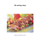 Tài liệu Bò nướng chua doc