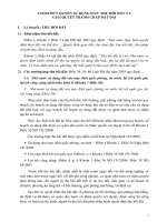 CHẤM dứt QUYỀN sử DỤNG đất THU hồi đất và GIẢI QUYẾT TRANH CHẤP đất ĐAI 