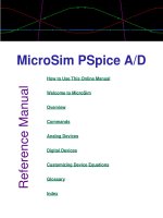 Tài liệu MicroSim PSpice A/D (P1) doc