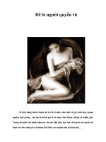 Tài liệu Để là người quyến rũ pptx
