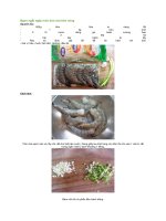 Ngon ngất ngây món bún chả tôm nóng 