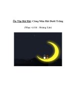 Tài liệu Âm nhạc lớp 3 - Ôn Tập Bài Hát: Cùng Múa Hát Dưới Trăng (Nhạc và lời : Hoàng Lân) docx