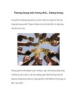 Tài liệu Thương lượng mức lương thời... khủng hoảng pdf